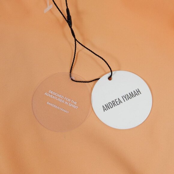 Andrea Iyamah Mulan Swim BIKINI BOTTOM Ruffled Size XL Apricot Peach Orange NEW - Picture 11 of 15